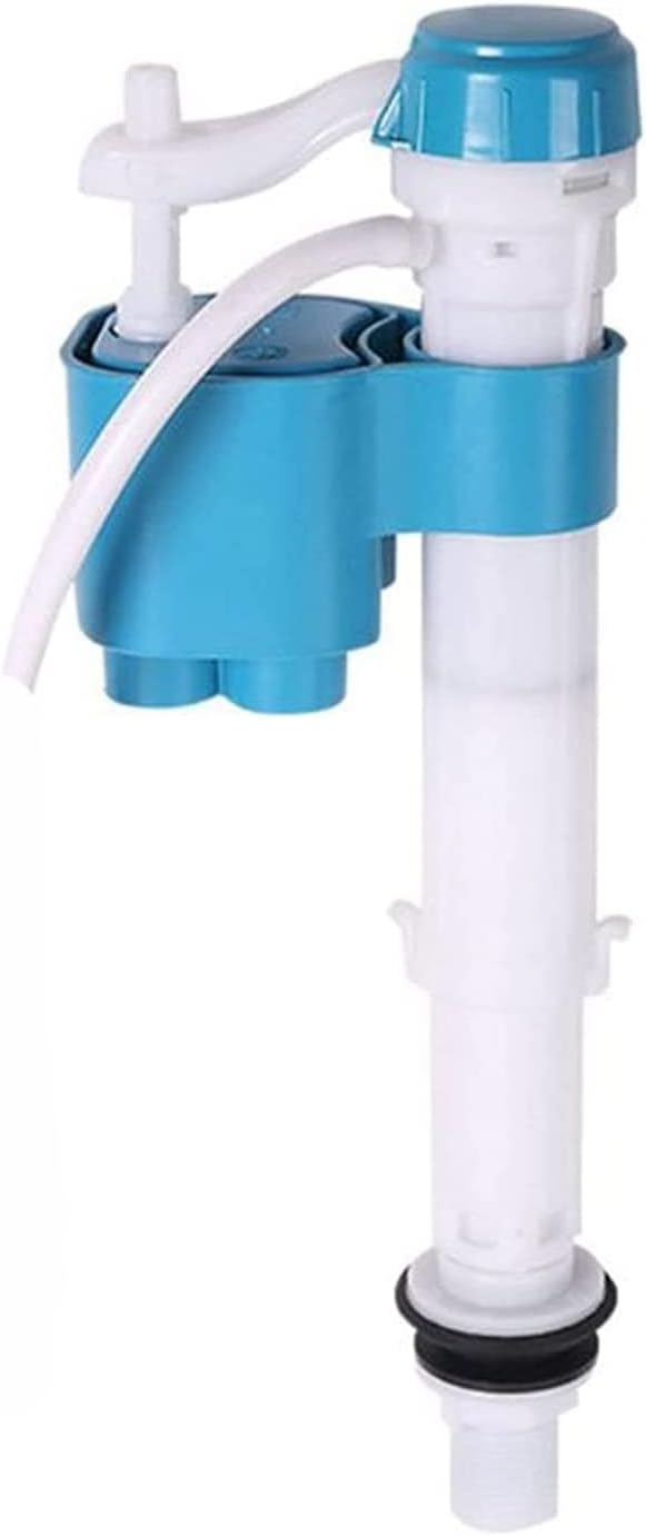 Bath Guru Plastic Anti-Siphon Toilet Flush Tank Fill Valve Adjustable 7 Inch to 10 Inch Flush Tank Ball Repair Kit Suitable for One and Two piece Toilets Commodes