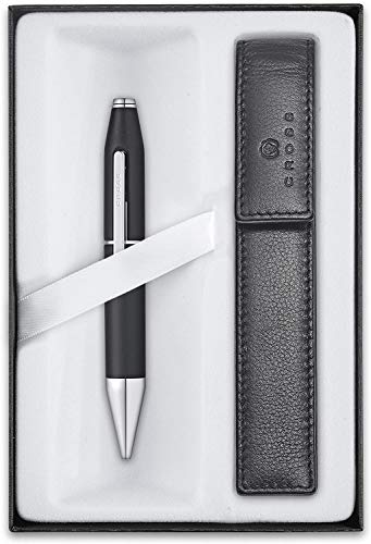 Bolígrafo Rollerball Cross x Series con estuche de cuero negro miniatura 3