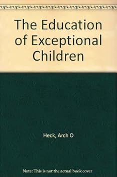 Hardcover The Education of Exceptional Children Book