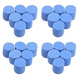 Tofficu 50 Pcs Ant Farm Test Tube Plugs with Moisture Sponge Columns, Water Block Accessories for Ants