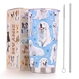 ZINYAM Great Pyrenees Gifts Tumbler 20oz - Stainless Steel Insulated Cup with...