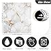 Kigai White Gold Marble Dishwasher Magnet Cover Magnetic Dishwasher Cover Trimmable Magnetic Refrigerator Kitchen Appliance Panel Decal Decorative 23 x 26 Inch