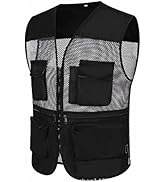 Anglerweste Herren Leicht - Sommerweste Mit Vielen Taschen Für Outdoor