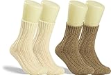 RS. Harmony | Kuschelsocken | Soft Alpaka | 2 Paar | natur, wollweiß | 39-42