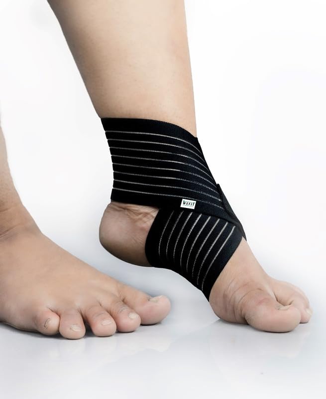 WE FIT Ankle Support Strap for Ankle Protection Helpful In Pain Relief And Recovery Ankle Band For Men & Women (Black, M) (B0CLJ7P1WN) Amazon Price History, Amazon Price Tracker