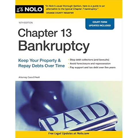 Chapter 13 Bankruptcy: Keep Your Property & Repay Debts Over Time (Law/Bankruptcy & Insolvency) Cover