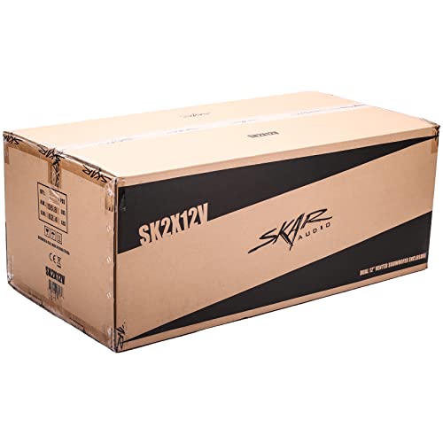 Image of Skar Audio SK2X12V Dual 12 inch Universal Fit Ported Subwoofer Enclosure