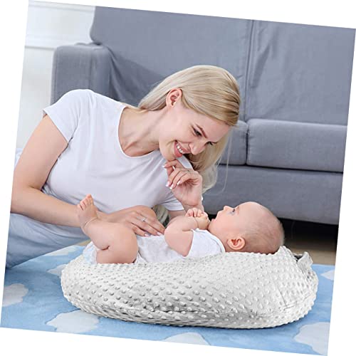 Kisangel Almofada De Bebê Recém-Nascida Macia Elástica Ninho Confortável Travesseiro Removível Capa