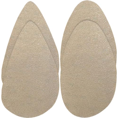 GALPADA 2 Pares de Pegatinas Antideslizantes para Zapatos Gel de Resina y Tendón de Vaca, Protectores de Suelas para Tacones Altos, Autoadhesivas y Resistentes al Desgaste