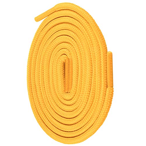 cosey 1 Coppia rotonda in poliestere, Lacci in diversi colori e misure, gelb, 100 centimetri