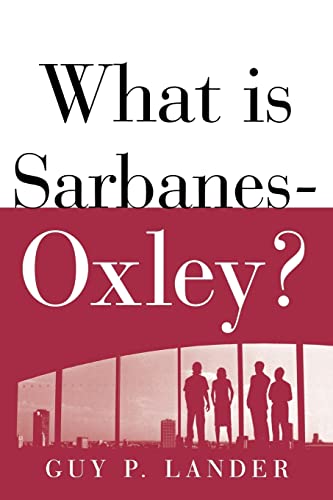 What is Sarbanes-Oxley?