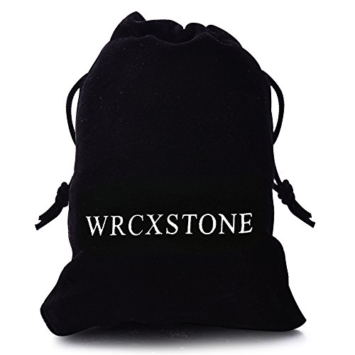 Wrcxstone Natural 8Mm Gorgeous Semi-Precious Gemstones Healing Crystal Stretch Beaded Bracelet Unisex (4 Pieces A Set(4 Colors)) #TOP5