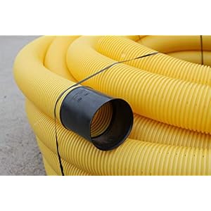 Drainagerohr DN 80 geschlitzt von Doubleyou Geoflies & Baustoffe (10m)
