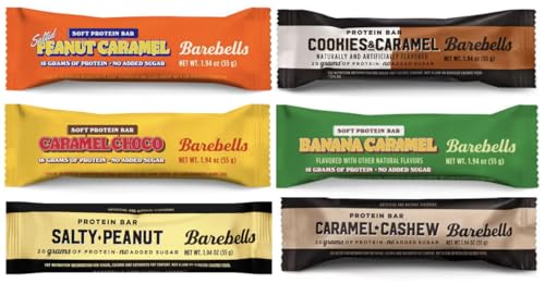 Barebell Protein Bars 6 Flavor Variety - 12 Bars