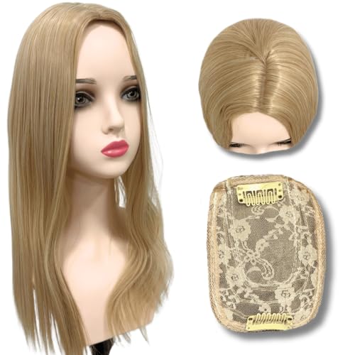 LIONSWIG, Prótese capilar feminino topo de tic-tac fibra orgânica Cor:Loiro 26/613