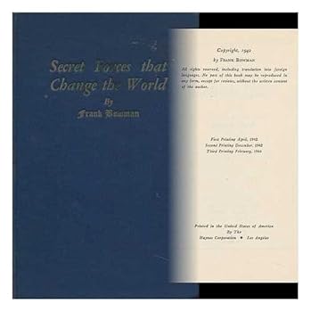 Hardcover Secret Forces That Change the World Book