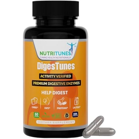 DigesTunes Digestive Enzymes by Nutritunes Cover