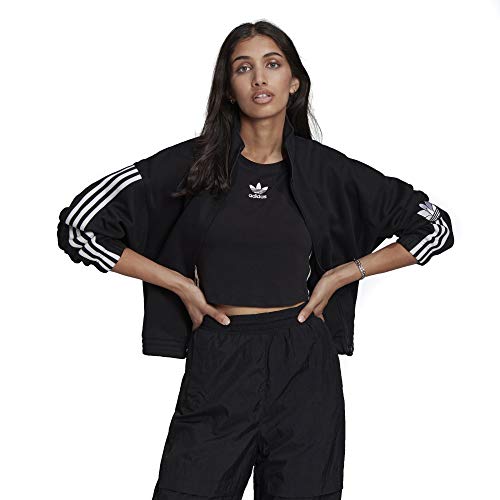 adidas Originals 3-D Trefoil Track Top Black LG
