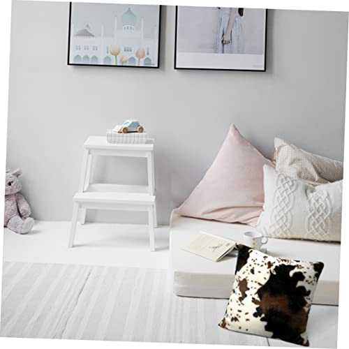 Housse de coussin motif vache 45x45 cm durable en coton polyester Mobestech - 5