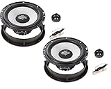 2x HS 25 VW und original VW Stecker, 2x MS 165 EVO, 2x FWK M Plug and Play Frequenzweiche mit 2-facher Anpassung, 2x LSR GOLF IV 165, Impedanz: 3 Ohm, Leistung: 2x 90 WRMS