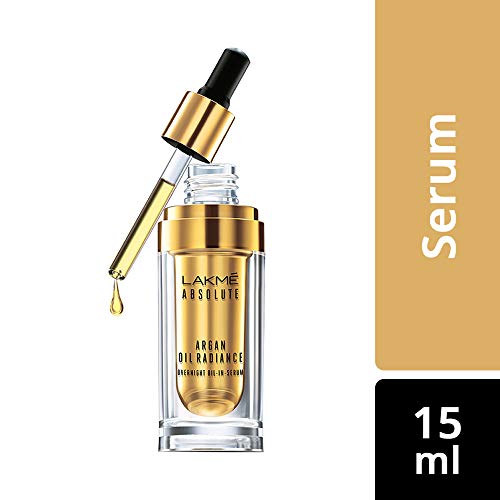 Image of Lakme Absolute Perfect Radiance Skin lightening /Brightening Night Creme 50 g And Lakme Absolute Argan Oil Radiance Overnight Oil-in-Serum, 15ml