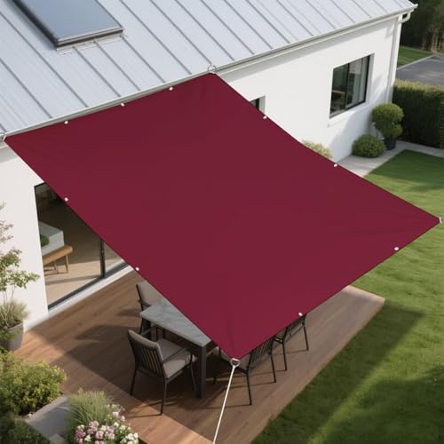 BIGLOONG 日除けシェード 日よけ 暑さ対策 雨除け撥水防水 サンシェード 400Dポリエステル ハトメ式強度UP PU塗装 紫外線UVカット ベランダ オーニング 芝生 庭園 プール 池 デッキ カイルヤード 中庭 裏庭 ドアヤード 公園 カーポート パーゴラ サンドボックス 楓紅葉