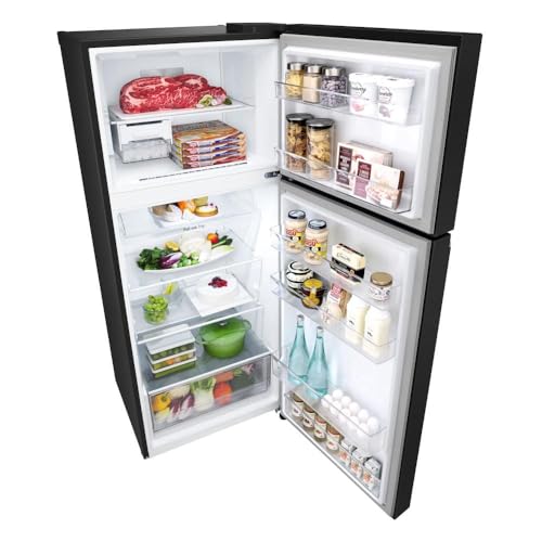 Geladeira LG Inverter Top Freezer 395L Black GN-B392PXG – 220V