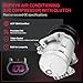 BDFHYK 68670 Air Conditioning A/C Compressor with Clutch Compatible with Ford Fusion 2006-2007 2.3L l4/ 3.0L V6, Compatible with Mercury Milan 2006-2007 2.3L l4/ 3.0L V6