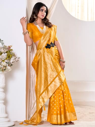 AKHILAM kanjivaram silk saree in soft silk – image 2