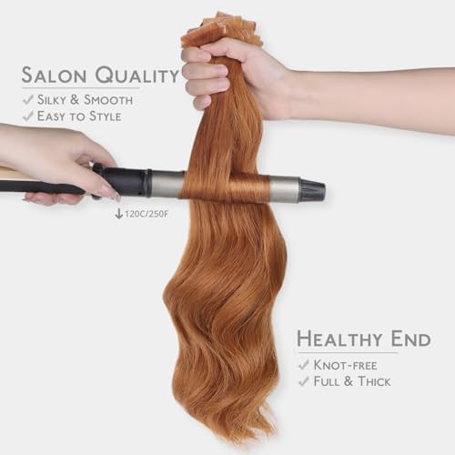 Image of WENNALIFE Invisi Edge Tape in Hair Extensions Human Hair,#330,14 Inch