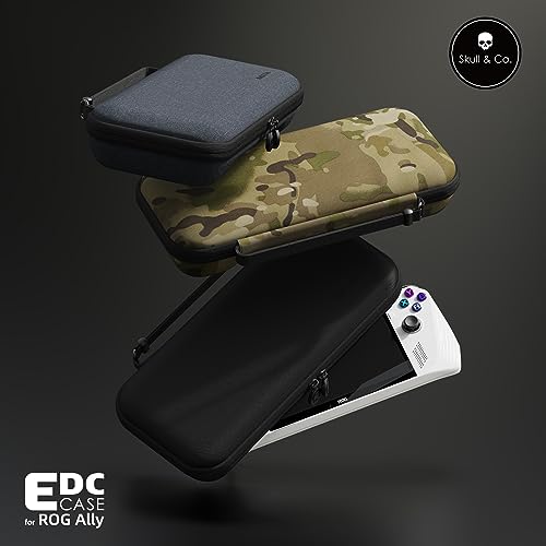 Skull & Co. Every Day Slim Carrying Case for ROG Ally: Protective Travel Case Portable Hard Shell Case - Denim