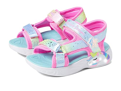 Sandales Skechers Kids Unicorn 25 rose : chaussures idéales pour les jeux d'été et la plage