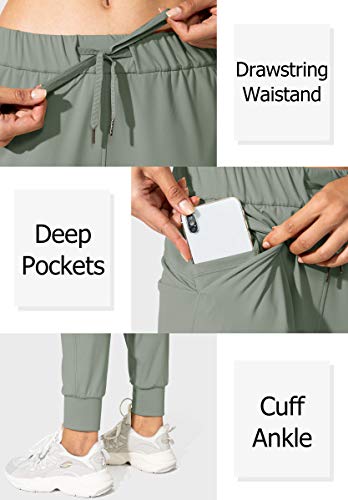 Santiny Women's Joggers Pants Pockets Drawstring Running Sweatpants For Women Lounge Workout Jogging(Grey Sage_Xl) #TOP2