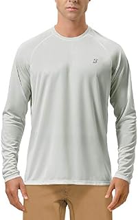 Roadbox Men's Sun Protection UPF 50+ UV Outdoor Long Sleeve Dri-fit T-Shirt Rashguard