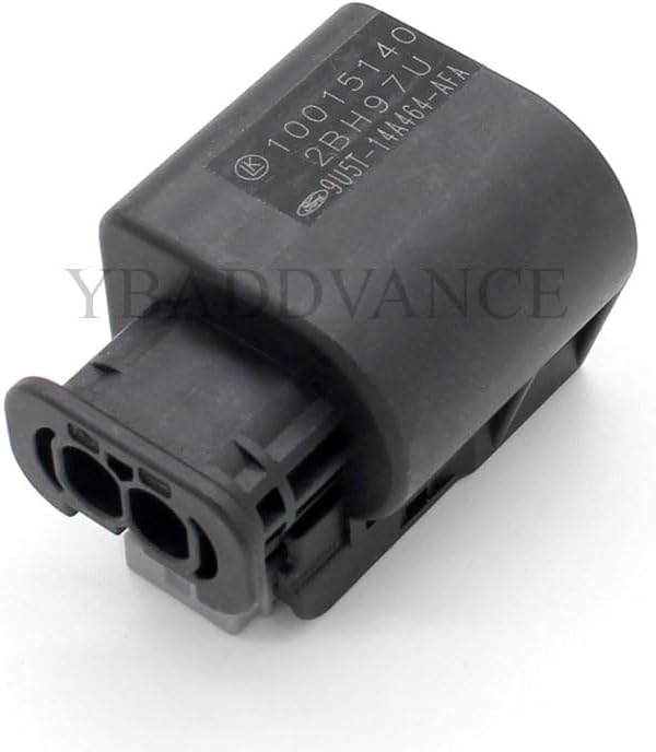 09444024/50390285 2 Way Female Sealed Fuel Injector Connector Compatible for B/MW F/ord - (Color Name: Black)