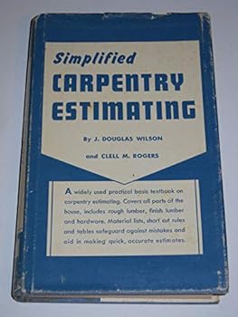 Hardcover Simplified carpentry estimating, Book