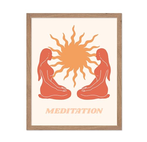 Poster Master Meditation Print - Yoga Poster - Mental Balance
