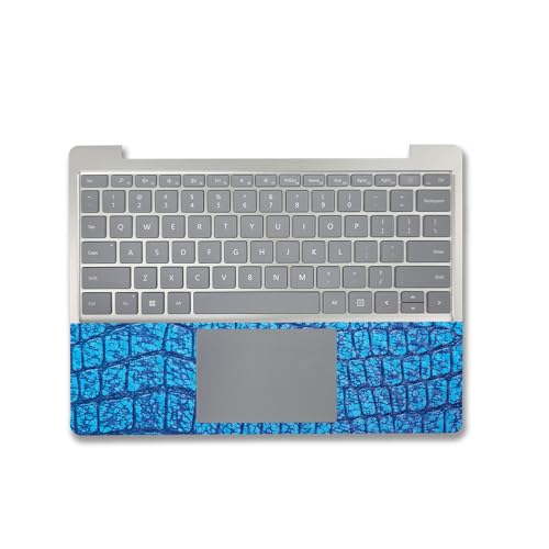 Image of MightySkins Carbon Fiber Skin Compatible with Microsoft Surface Laptop Go 3 (2023) Full Wrap Kit - Vibrant Gator | Protective, Durable Textured Carbon Fiber Finish | Made in The USA