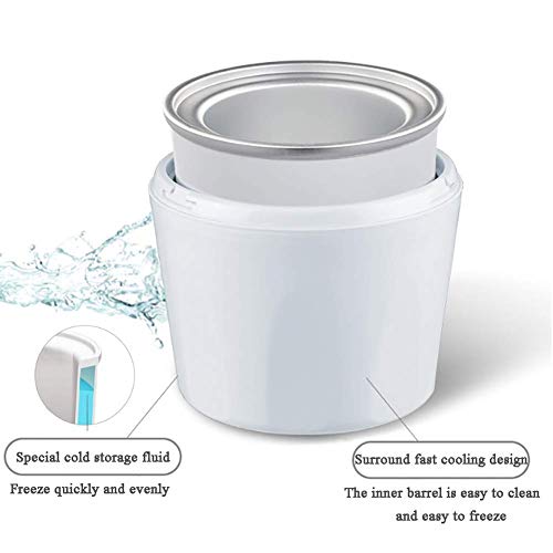 IW.HLMF Vollautomatische Frozen Fruit Eismaschine Home, Softeismaschine, gesunde Mini Iced Dessert Maker Kids – Bild 7