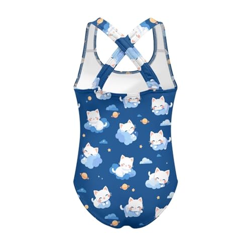 One-Piece Swimsuit for Teen Girls with Cross-Back Straps - Quick-Dry, Soft, Light, Comfort for Pool, Beach2