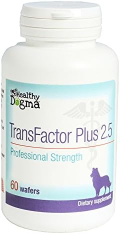 Healthy Dogma TransFactor Plus 2.5 Immune Supplement for Dogs (60 wafers)