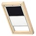 Produktbild Velux, Original Verdunklungsvorhang für Dachfenster, Duo GGL, GHL / S06, 606, 4 schwarz / weiß