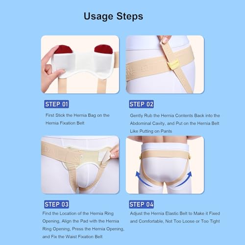 Soporte para Hernia Inguinal Ajustable para Hombre y Mujer miniatura 7