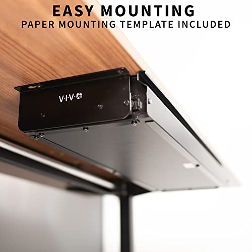 Vivo Extra Large 33 Inch Under Desk Sliding Pull-Out Drawer Or Keyboard Tray For Office Desk, Oversized Storage For Sit Stand Workstation, Slim Organizer, Black, Desk-Dr33-B #TOP6