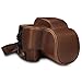 Produktbild MegaGear MG1598 Canon PowerShot SX70 HS Ever Ready Leder Kamera-Case mit Trageriemen - Dunkelbraun