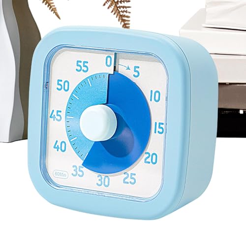 Control Visual | Cuenta Regresiva Durante 60 Minutos | Herramienta Silenciosa para la Gestión del Tiempo en la Cocina | Baño | Estudio | Tareas y Actividades domésticas