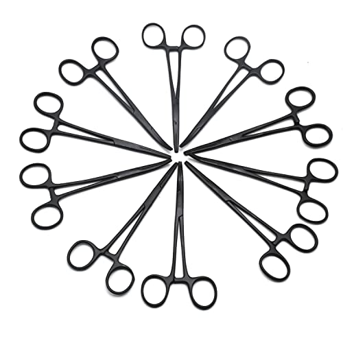 10 Assorted Kelly Locking HEMOSTAT Forceps 5.5" Ideal for All Types of Hobby and First AID KIT by G.S Online Store