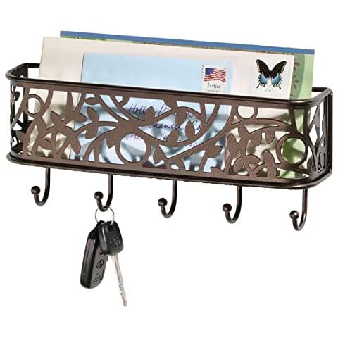 mDesign Mail and Key Rack Organizer Cover