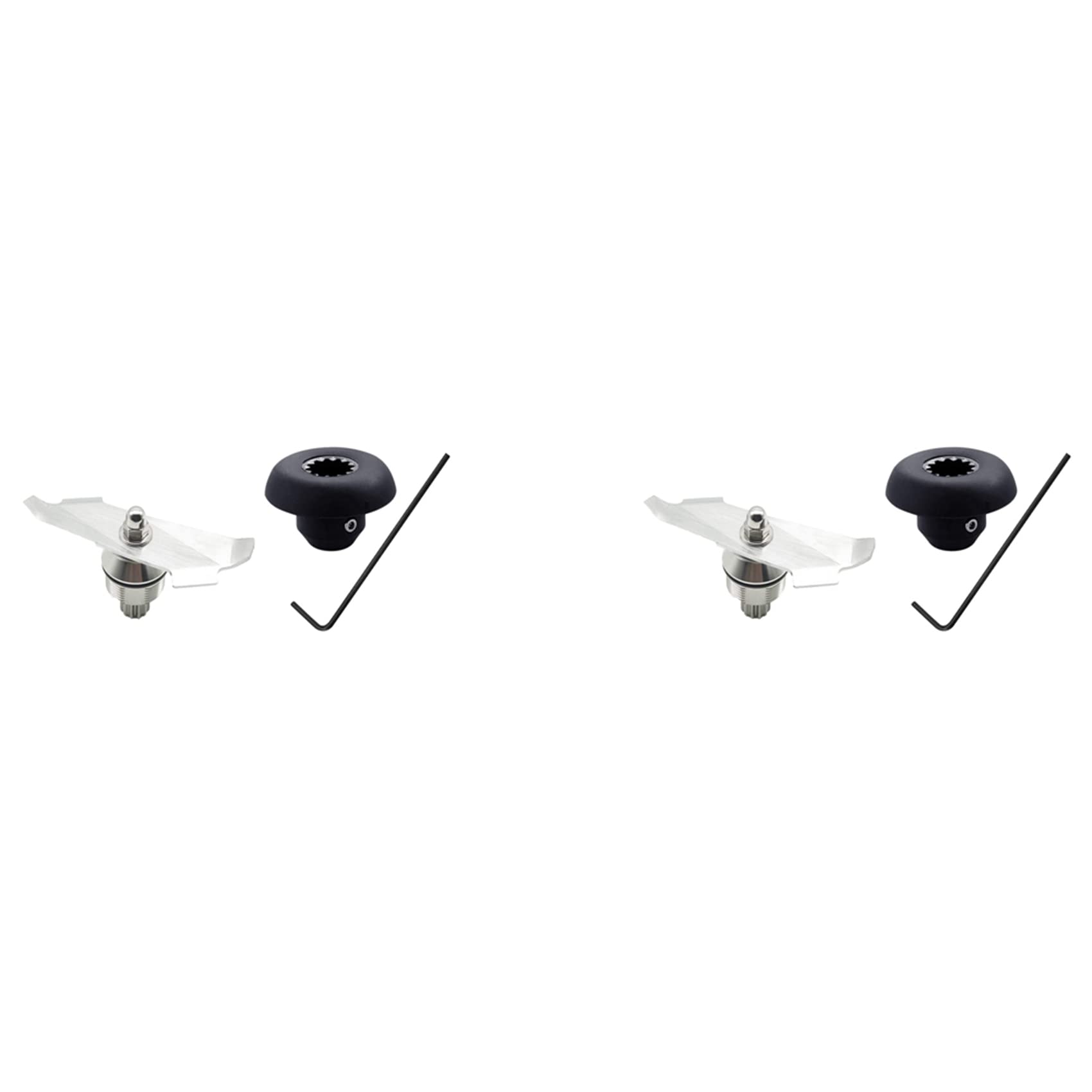 2 Lames de Rechange avec Kit de Douilles pour Blender Touch et Go Quiet One 48/64 Oz