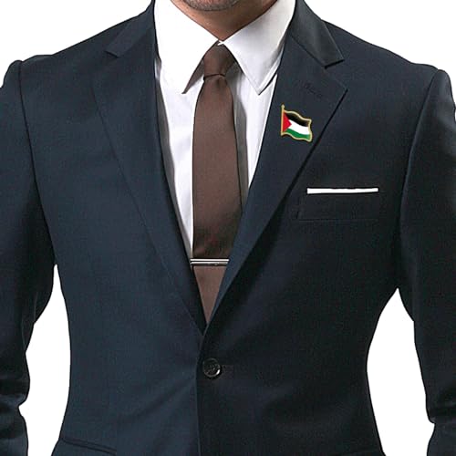 12/24/50/100 Palestine Flag Lapel Pins Bulk - Palestinian National Lapel Pin Metal